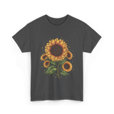 Vintage Sunflower T-Shirt - Dark Heather