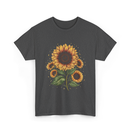 Vintage Sunflower T-Shirt - Dark Heather