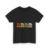 Vintage Tortoises Turtle Lover T-Shirt - Black