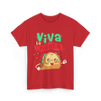 Viva La Fiesta Taco Party T-Shirt - Red