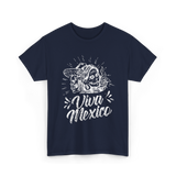 Viva Mexico Mexican Culture T-Shirt - Navy