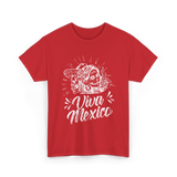 Viva Mexico Mexican Culture T-Shirt - Red