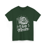 Viva Mexico Mexican Culture T-Shirt - Forest Green