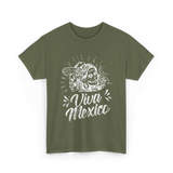 Viva Mexico Mexican Culture T-Shirt - Military Green