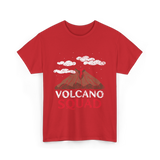 Volcano Squad Volcanic Geology T-Shirt - Red