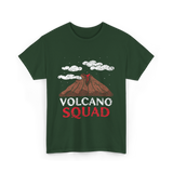 Volcano Squad Volcanic Geology T-Shirt - Forest Green