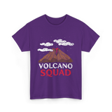 Volcano Squad Volcanic Geology T-Shirt - Purple