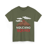 Volcano Squad Volcanic Geology T-Shirt - Military Green