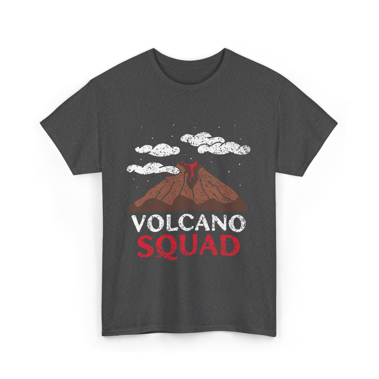 Volcano Squad Volcanic Geology T-Shirt - Dark Heather