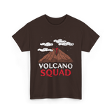 Volcano Squad Volcanic Geology T-Shirt - Dark Chocolate