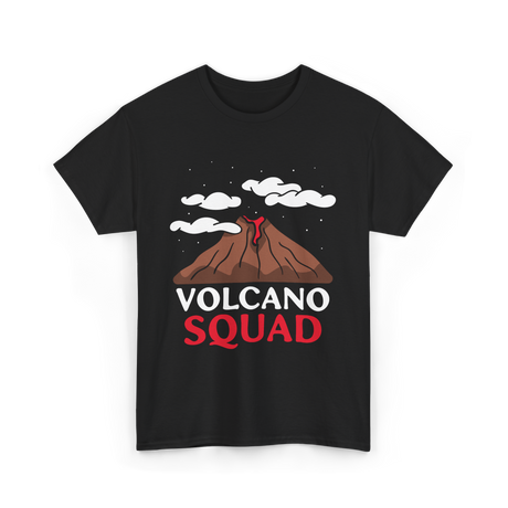 Volcano Squad Volcano Geology T-Shirt - Black