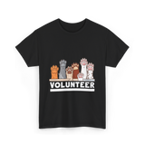 Volunteer Animal Rescue Supporter T-Shirt - Black