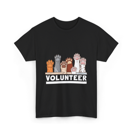 Volunteer Animal Rescue Supporter T-Shirt - Black