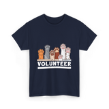 Volunteer Animal Rescue Supporter T-Shirt - Navy