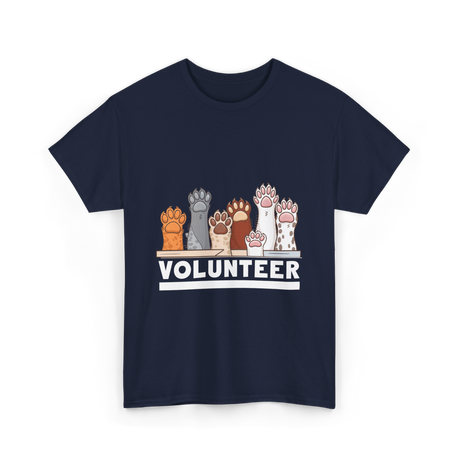 Volunteer Animal Rescue Supporter T-Shirt - Navy