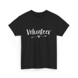 Volunteer Arrow Love Volunteer T-Shirt - Black