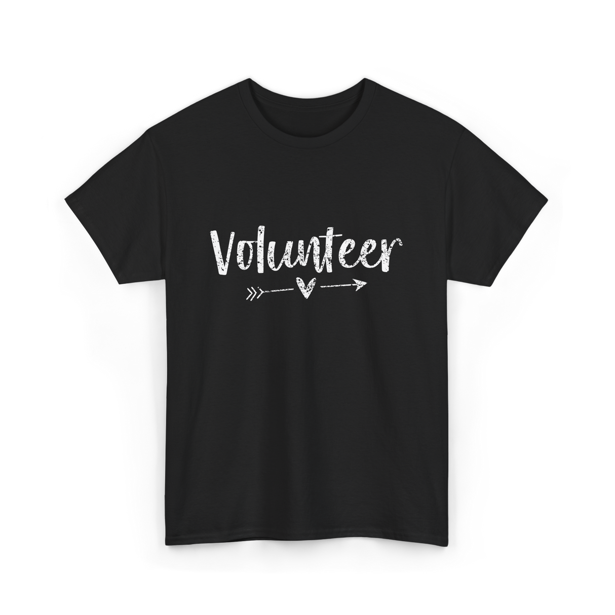 Volunteer Arrow Love Volunteer T-Shirt - Black