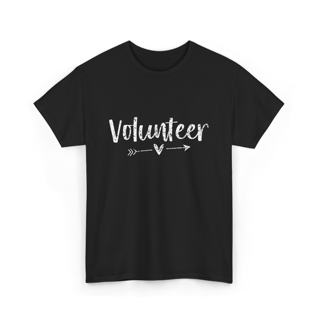 Volunteer Arrow Love Volunteer T-Shirt - Black