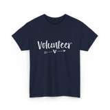 Volunteer Arrow Love Volunteer T-Shirt - Navy