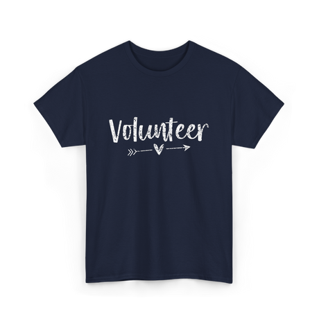 Volunteer Arrow Love Volunteer T-Shirt - Navy