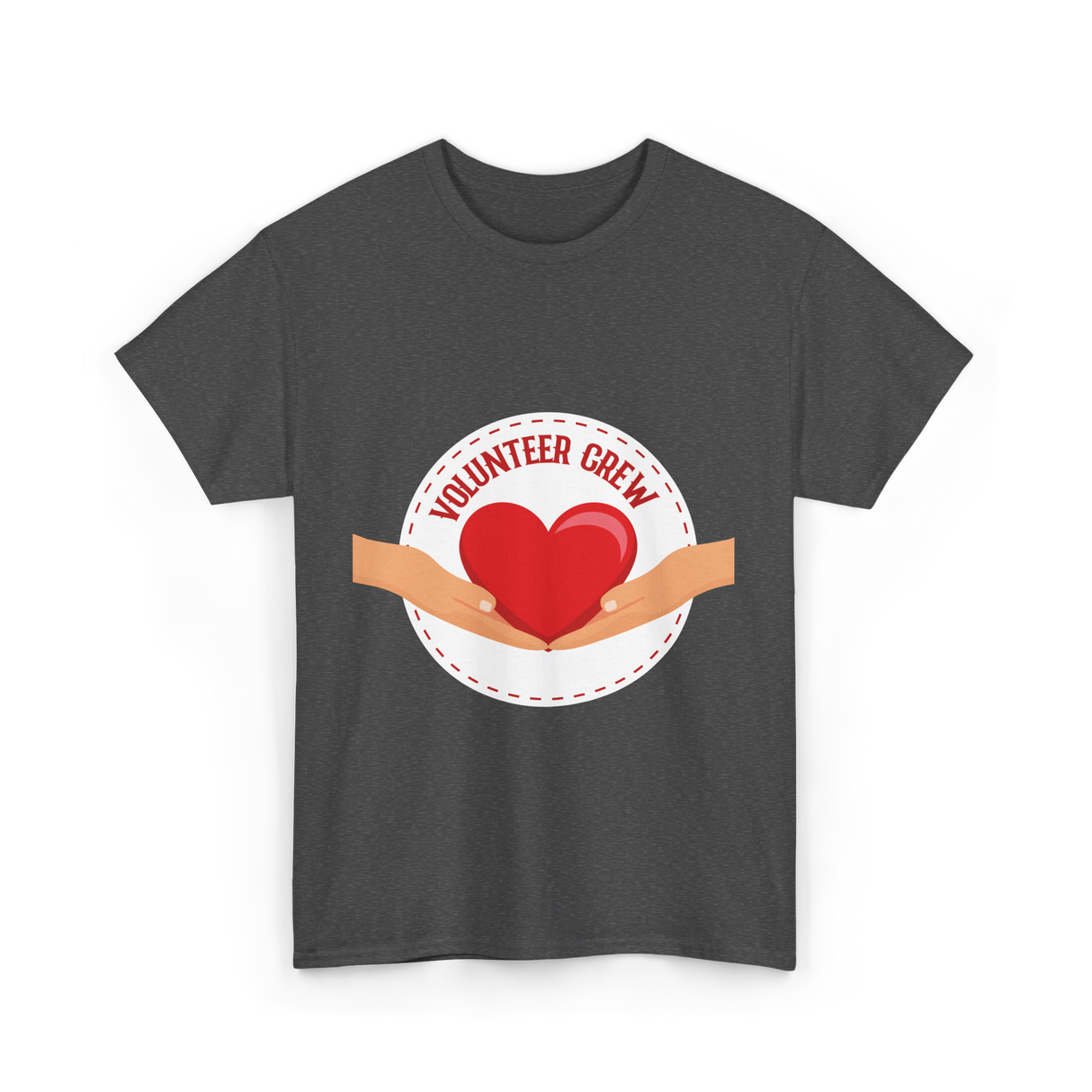 Volunteer Crew Volunteer Charity T-Shirt - Dark Heather