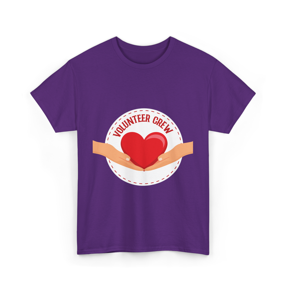 Volunteer Crew Volunteer Charity T-Shirt - Purple