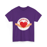 Volunteer Crew Volunteer Charity T-Shirt - Purple