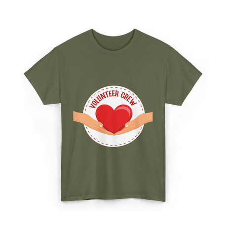 Volunteer Crew Volunteer Charity T-Shirt - Military Green