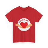 Volunteer Crew Volunteer Charity T-Shirt - Red