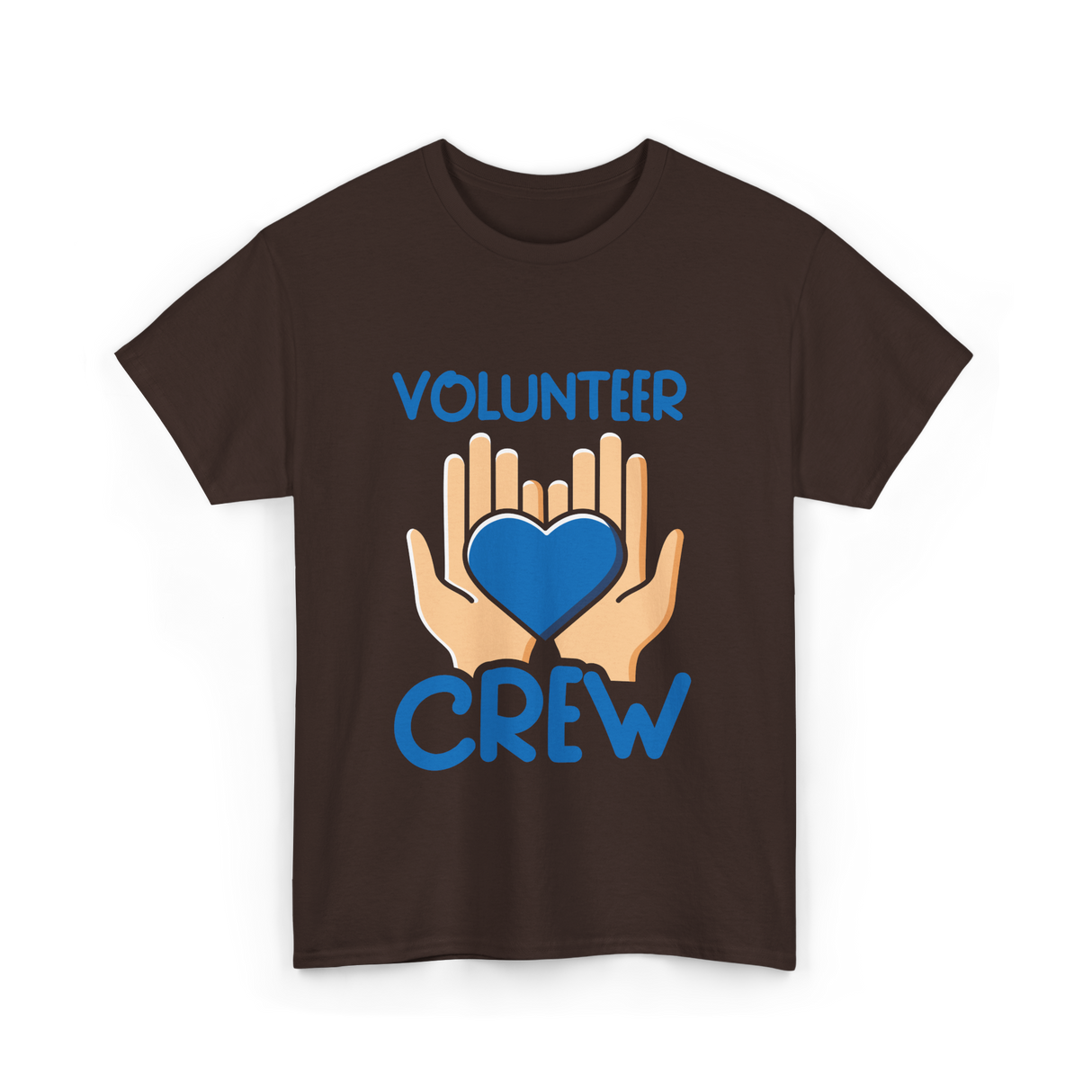 Volunteer Crew Volunteer Service T-Shirt - Dark Chocolate