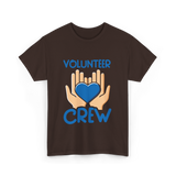 Volunteer Crew Volunteer Service T-Shirt - Dark Chocolate