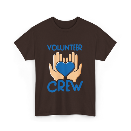 Volunteer Crew Volunteer Service T-Shirt - Dark Chocolate