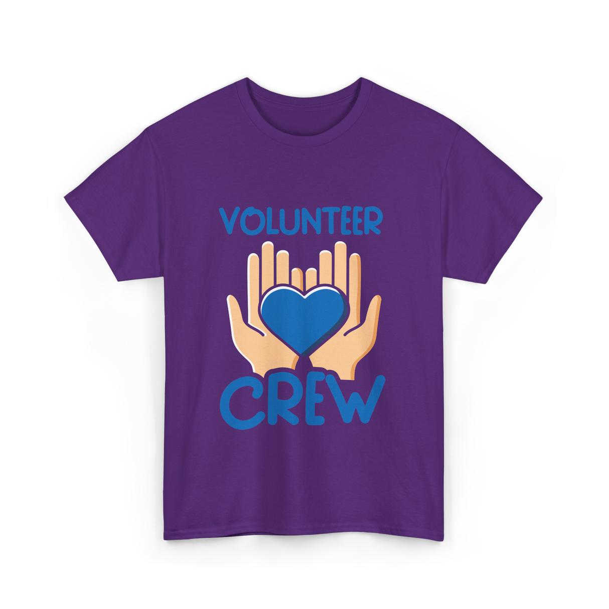 Volunteer Crew Volunteer Service T-Shirt - Purple