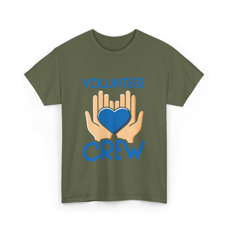 Volunteer Crew Volunteer Service T-Shirt - Military Green