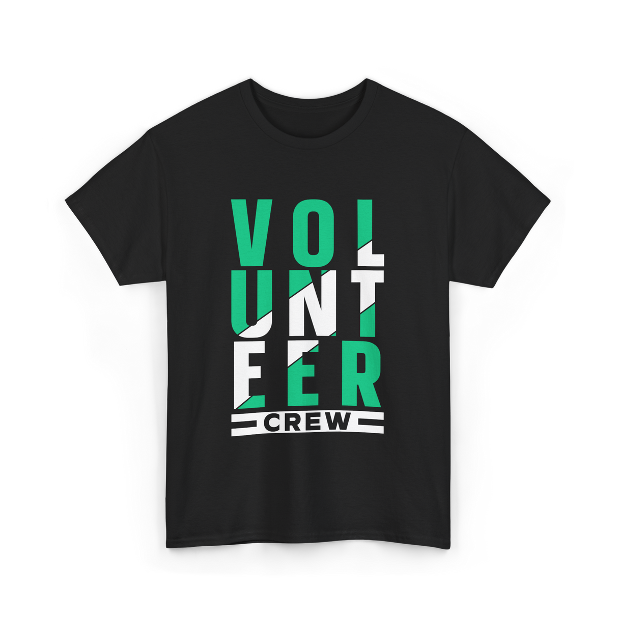 Volunteer Crew Volunteer Work T-Shirt - Black