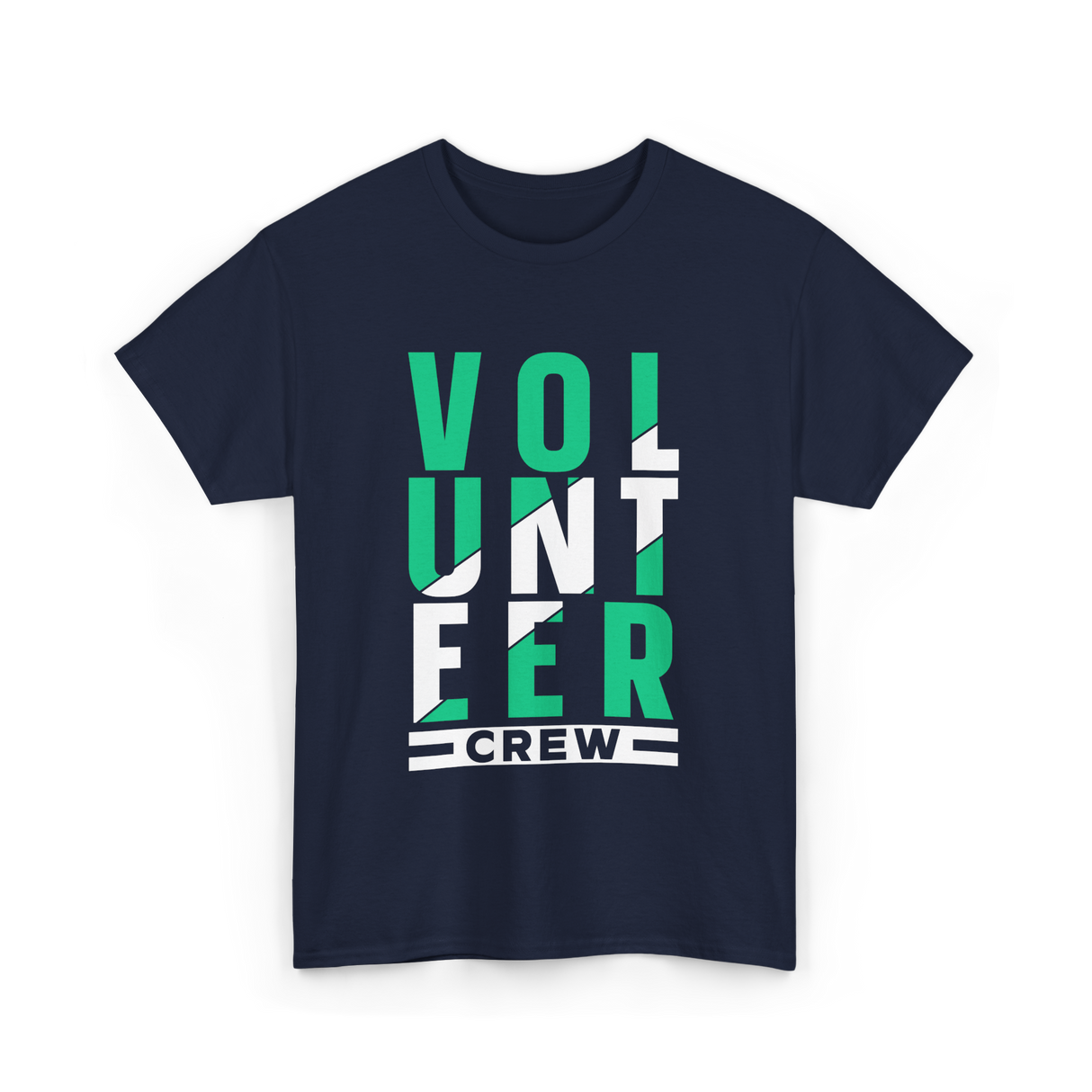 Volunteer Crew Volunteer Work T-Shirt - Navy