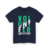 Volunteer Crew Volunteer Work T-Shirt - Navy