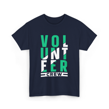 Volunteer Crew Volunteer Work T-Shirt - Navy