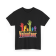 Volunteer Hands Volunteerism T-Shirt - Black