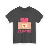 Volunteer Heart Charity Volunteer T-Shirt - Dark Heather