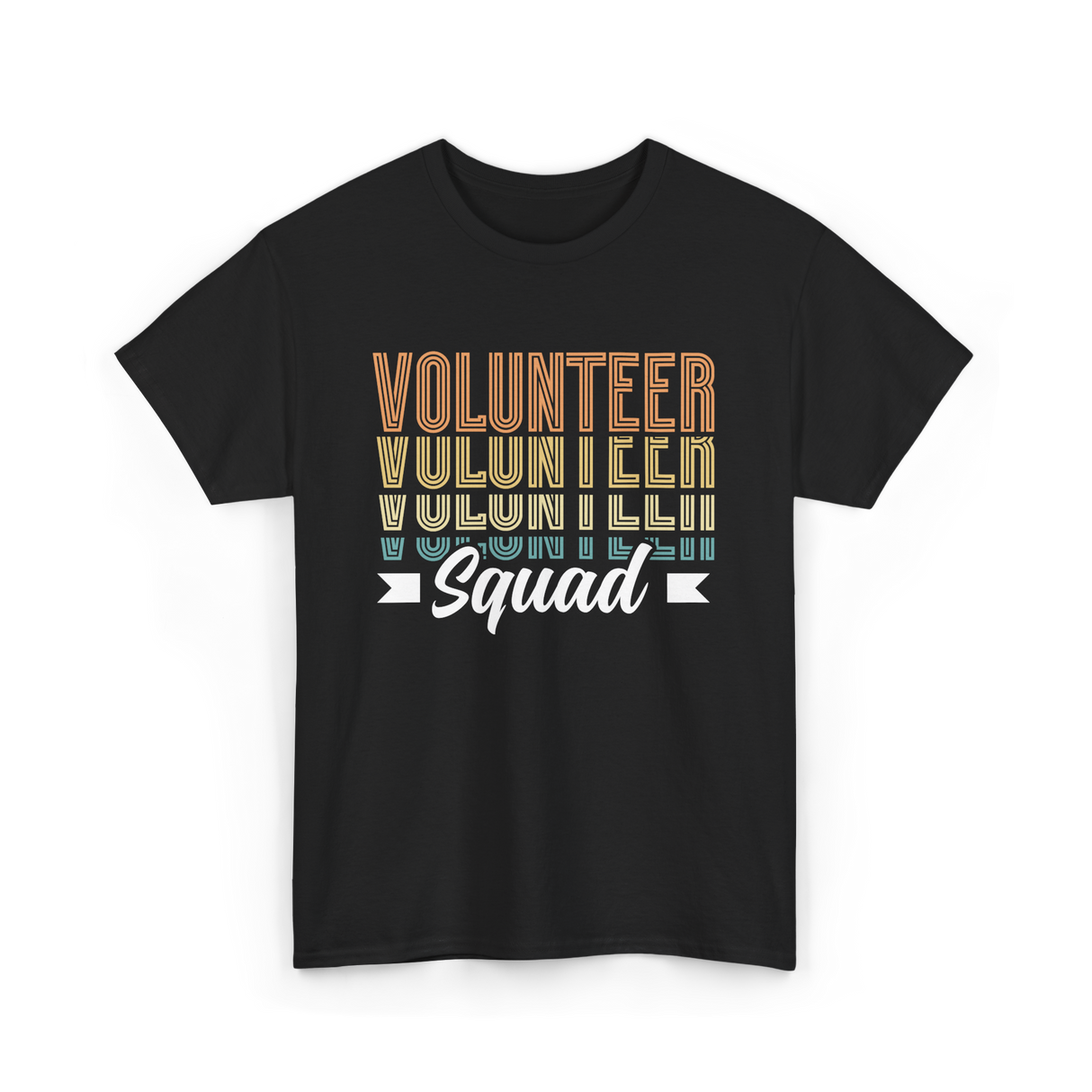 Volunteer Squad Volunteer Team T-Shirt - Black