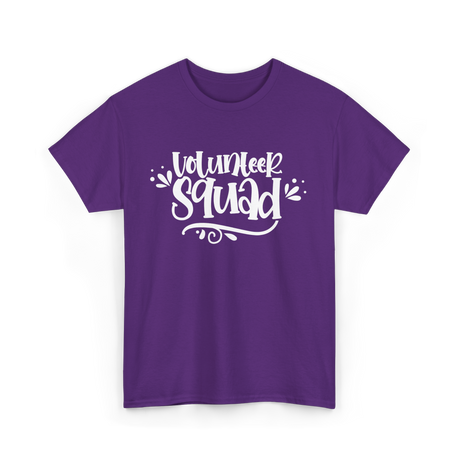 Volunteer Squad Volunteer Team T-Shirt - Purple