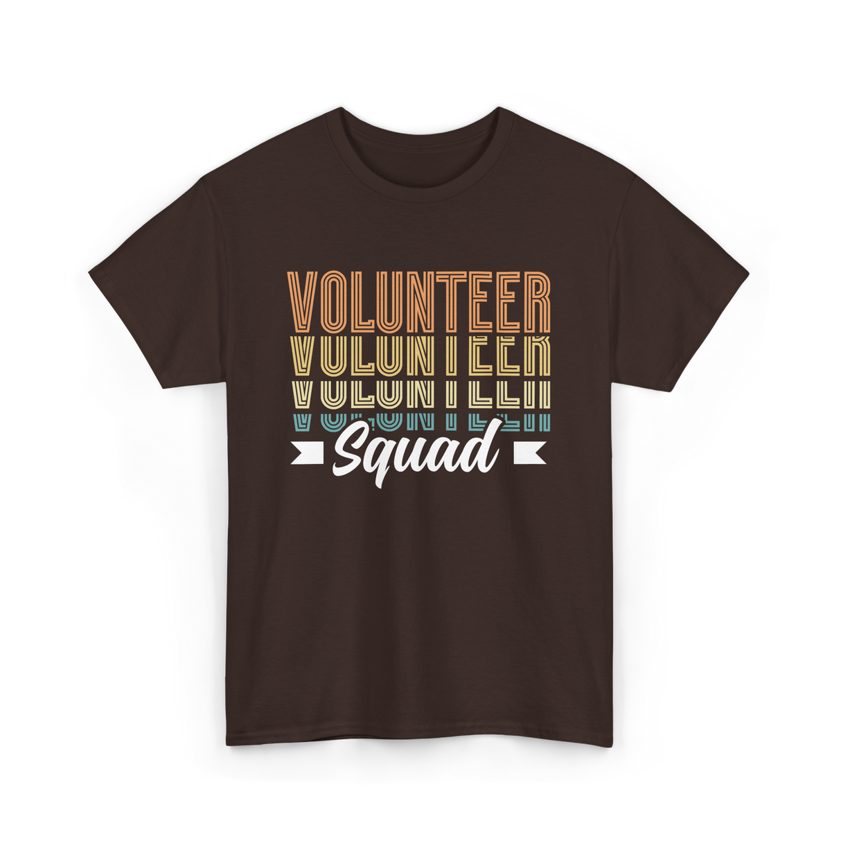 Volunteer Squad Volunteer Team T-Shirt - Dark Chocolate