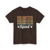 Volunteer Squad Volunteer Team T-Shirt - Dark Chocolate