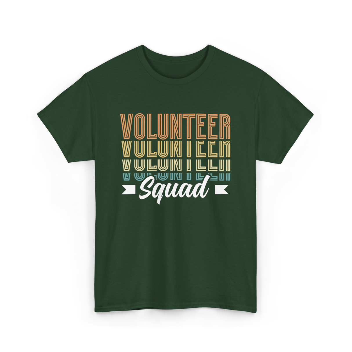 Volunteer Squad Volunteer Team T-Shirt - Forest Green