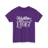 Volunteer Squad Volunteer Team T-Shirt - Purple