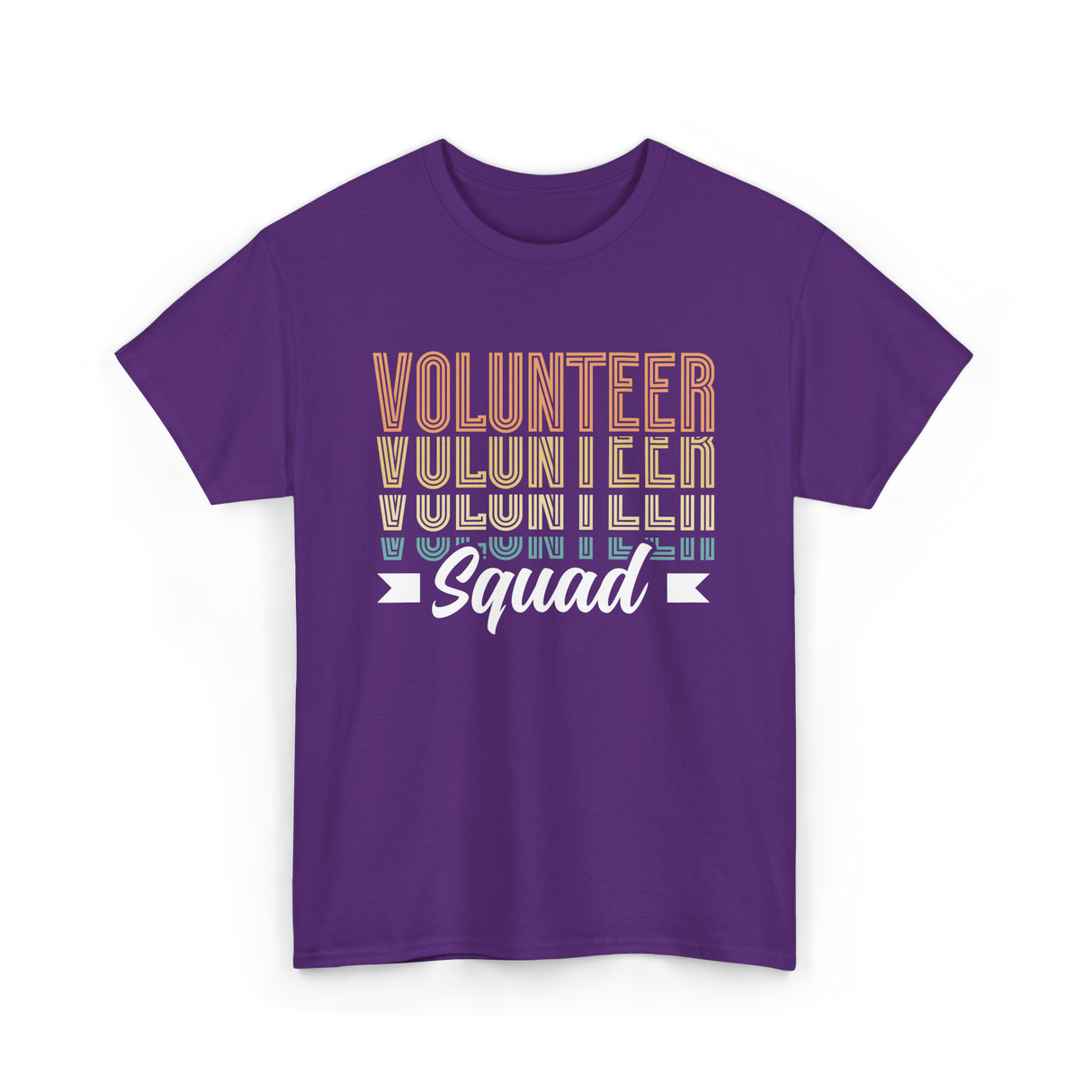 Volunteer Squad Volunteer Team T-Shirt - Purple