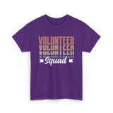 Volunteer Squad Volunteer Team T-Shirt - Purple