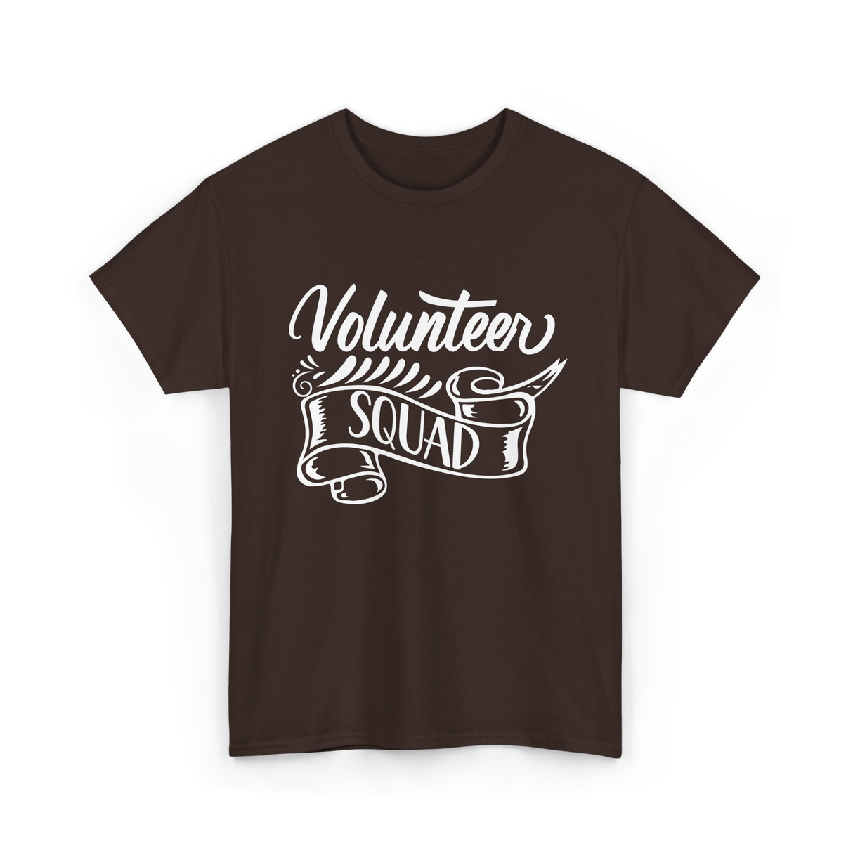 Volunteer Squad Volunteer Team T-Shirt - Dark Chocolate