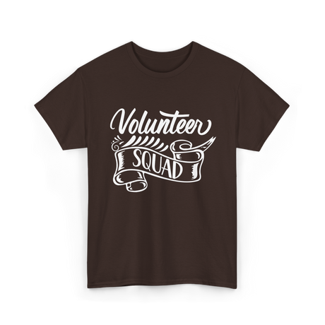 Volunteer Squad Volunteer Team T-Shirt - Dark Chocolate